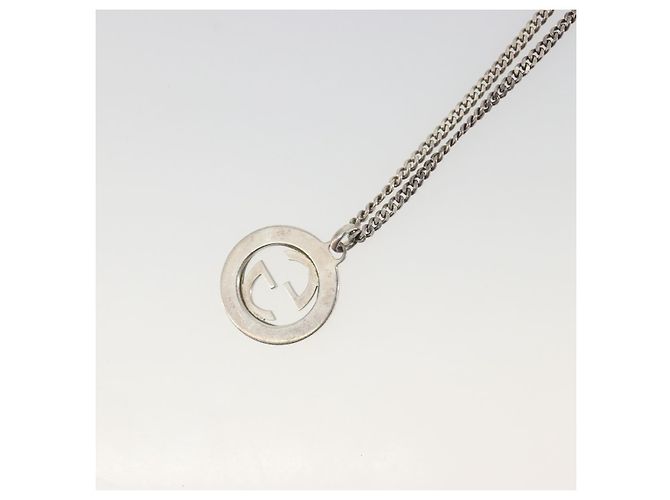 Collana GUCCI Interlocking G Ag925 Silver Auth 196163A Argento - vista 10