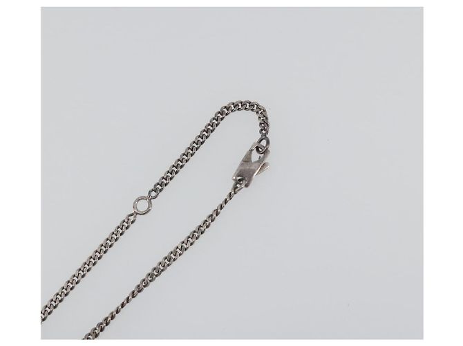 Collana GUCCI Interlocking G Ag925 Silver Auth 196163A Argento - vista 14