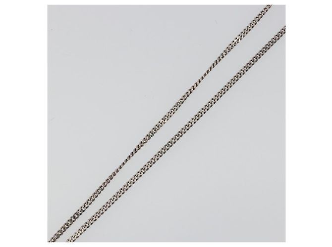 Collana GUCCI Interlocking G Ag925 Silver Auth 196163A Argento - vista 5