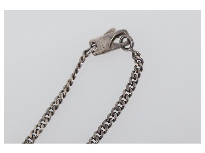 Collana GUCCI Interlocking G Ag925 Silver Auth 196163A Argento - vista 8
