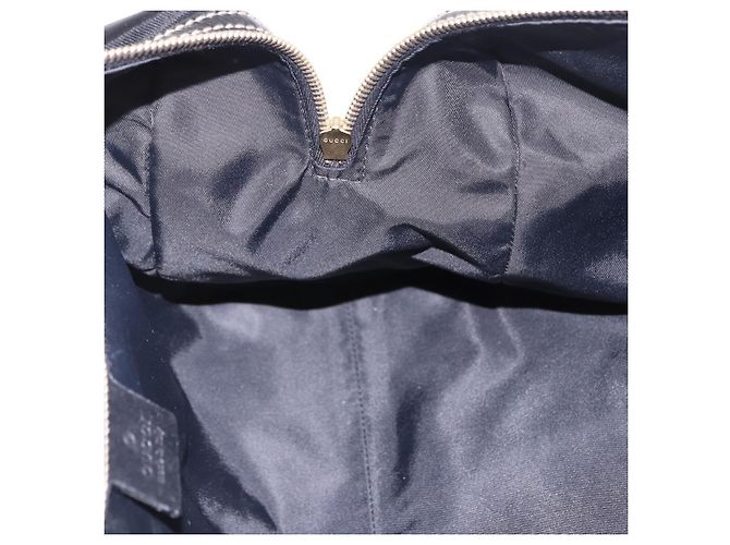 GUCCI Interlocking Web Sherry Line Tasche aus Lackleder Schwarz 170010 Auth 196790V Golden - Ansicht 20