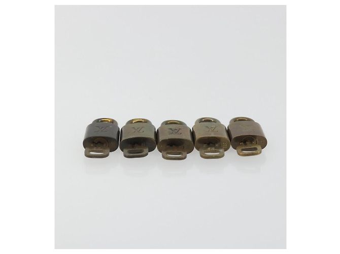 LOUIS VUITTON Padlock 10 Set Padlock metal Gold LV Auth 192560 Golden - view 4