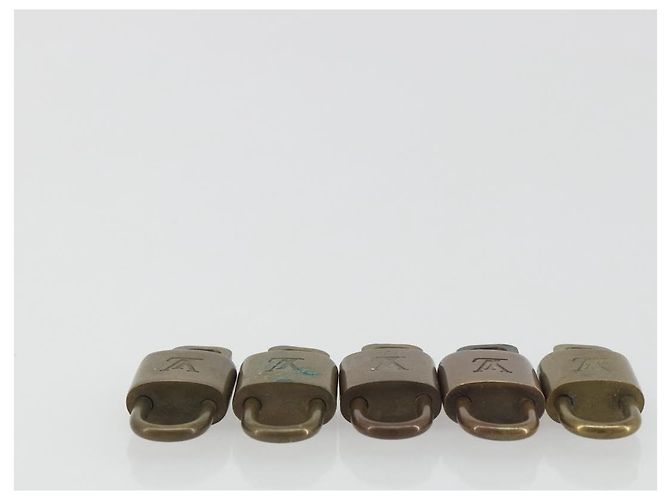 LOUIS VUITTON Padlock 10 Set Padlock metal Gold LV Auth 192560 Golden - view 6