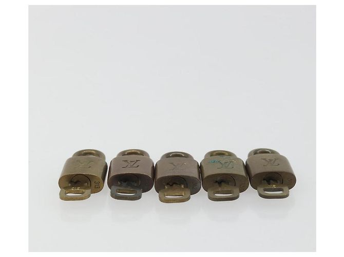 LOUIS VUITTON Padlock 10 Set Padlock metal Gold LV Auth 192560 Golden - view 7