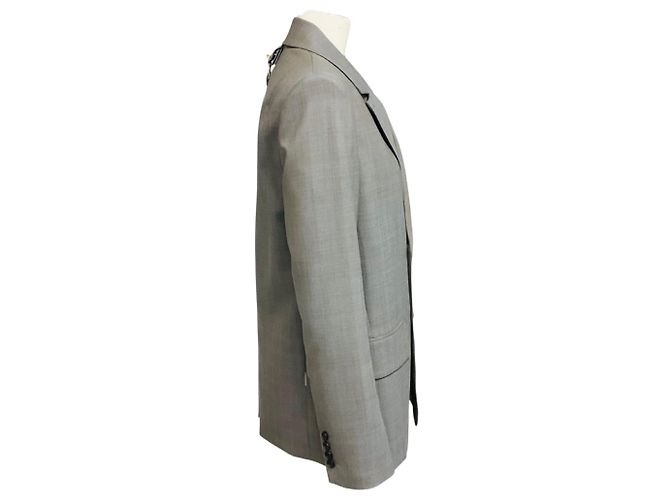 Blazer cruzado Tibi Grey Multi Grant Suiting Gris - vista 2