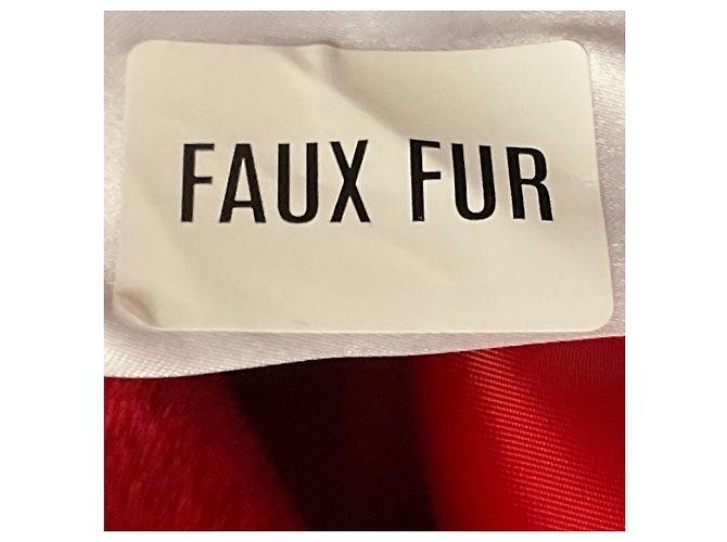 Stella Mc Cartney Stella McCartney Kunstpelzjacke in Rot - Ansicht 6