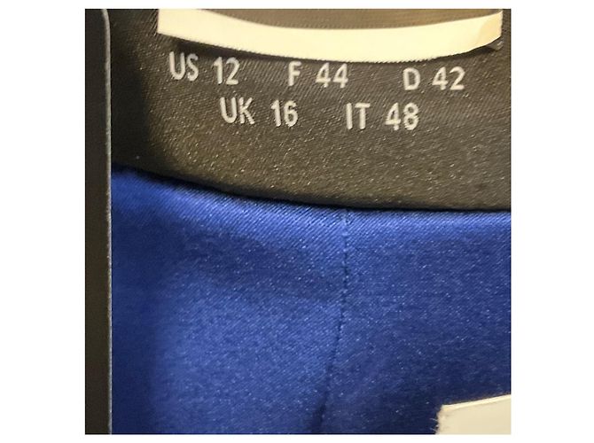 Vestido vaina sin mangas de lana Akris Enzian Blue Azul - vista 5