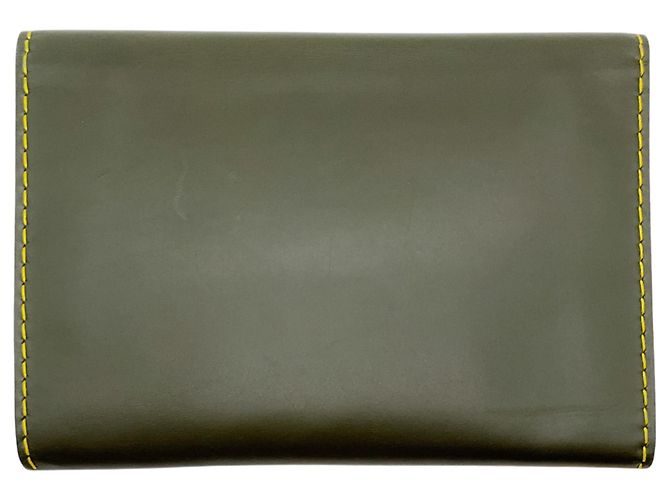 Céline Clutch Orb in pelle verde scuro Celine - vista 3