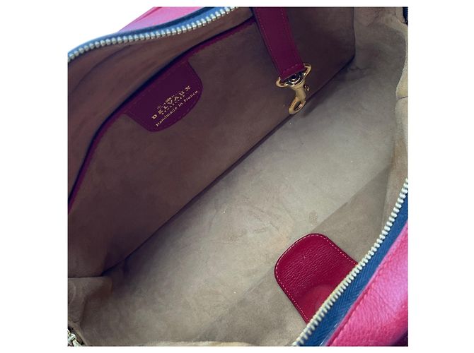 Borsa Parole Delvaux in pelle rossa Rosso - vista 11