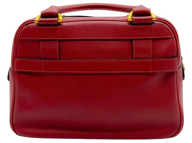 Borsa Parole Delvaux in pelle rossa Rosso - vista 3