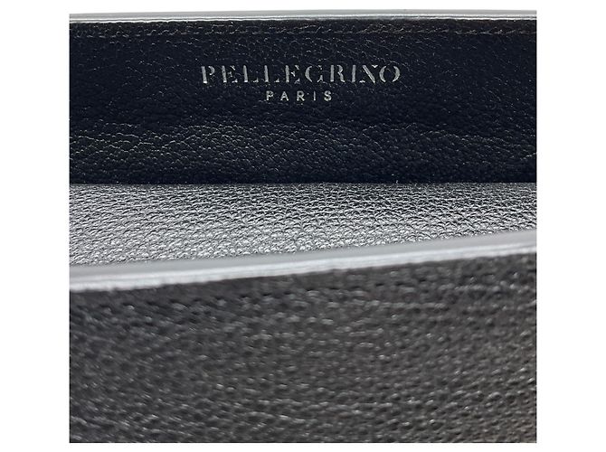 Borsa Renaud Pellegrino in vitello Noir / Blanc - vista 4