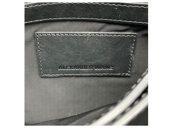 Clutch Prisma Envelope in pelle embossed coccodrillo bordeaux Alexander Wang Rosso - vista 7
