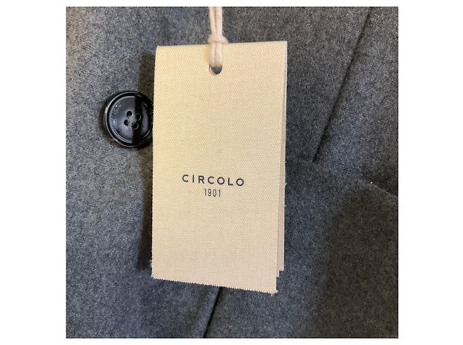 Autre Marque Circolo 1901 'Masculine' Jacke Monochrome Grau Anthrazit Melange - Ansicht 6