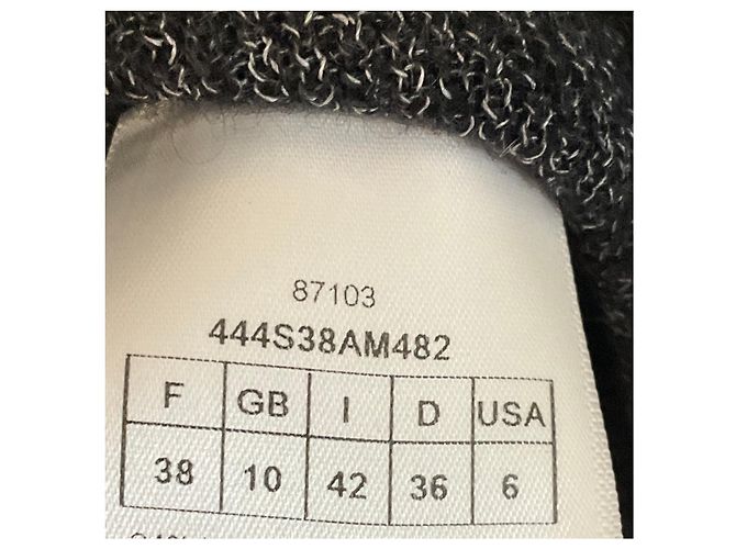 Christian Dior Ascot Strickpullover aus Mohair / Alpaka / Seide in Schwarz - Ansicht 5