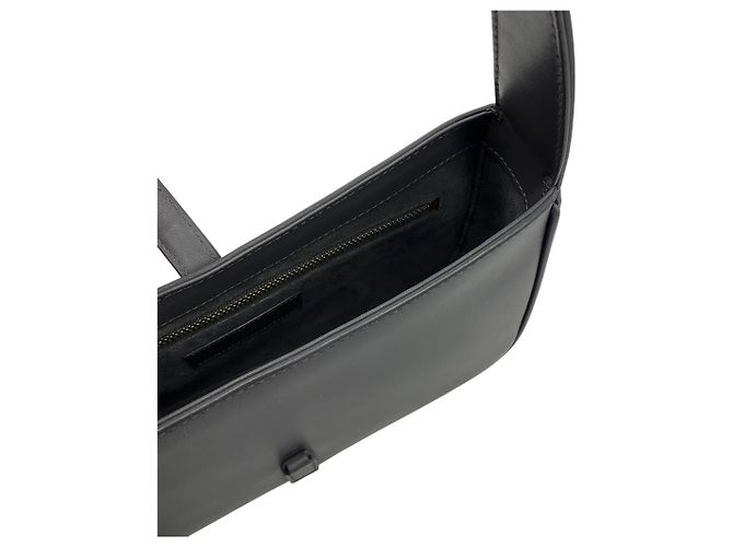 Borsa a tracolla Le 5 a 7 Saint Laurent in pelle di vitello liscia grigio scuro - vista 6