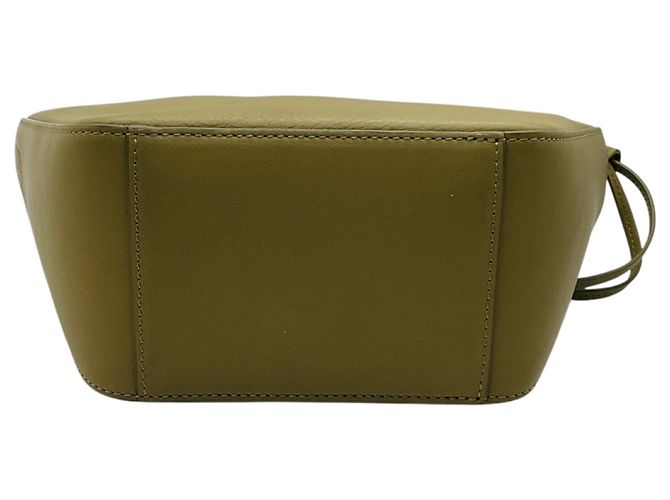 Borsa Hobo Mini Hammock in pelle di vitello classica Loewe Light Green / Putty Verde - vista 5
