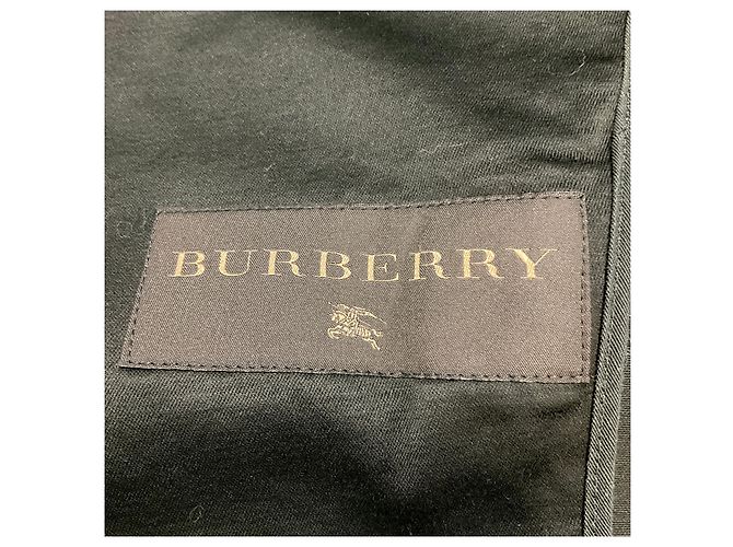 Chaqueta de algodón Burberry negra con cuello exagerado Negro - vista 4