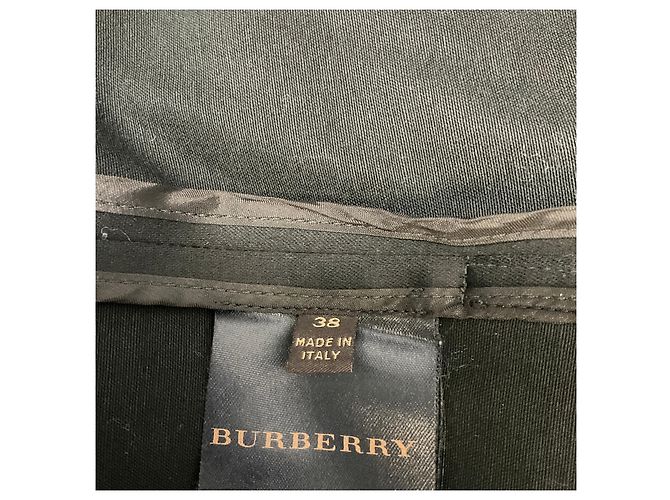 Chaqueta de algodón Burberry negra con cuello exagerado Negro - vista 5