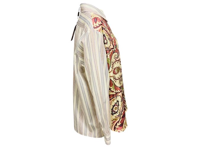 Camicia a righe con stampa multicolore Etro - vista 2