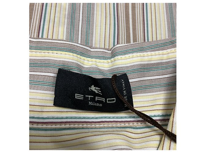 Camicia a righe con stampa multicolore Etro - vista 4