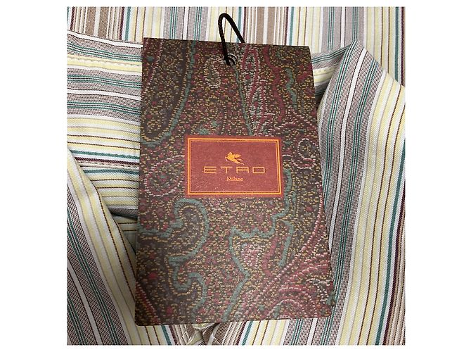 Camicia a righe con stampa multicolore Etro - vista 6