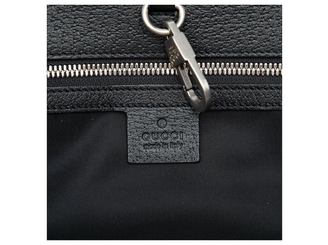 Borsa tote convertibile Gucci GG Econyl Off The Grid nera Nero - vista 5