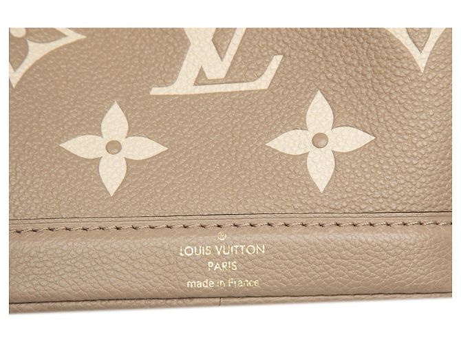Borsa secchiello Louis Vuitton Nano Noe Bicolor Monogram Empreinte Marrone - vista 5