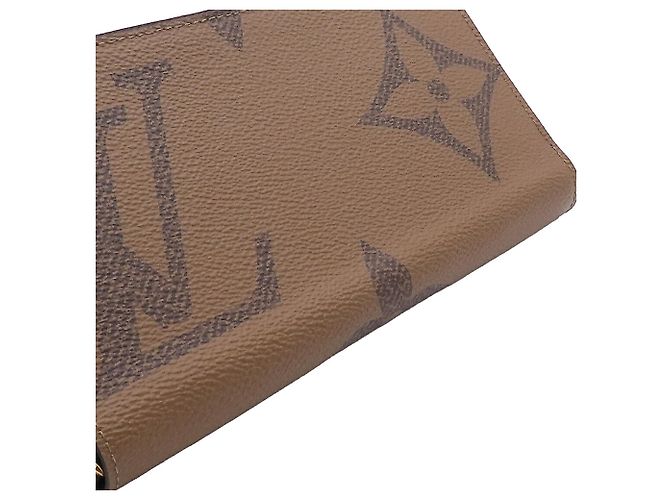 Cartera larga Zippy Louis Vuitton Monogram Giant Reverse marrón Castaño - vista 6