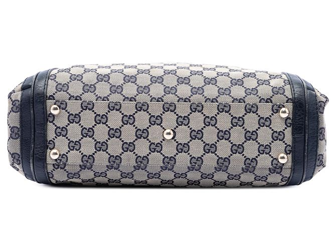 Borsa Satchel Gucci GG Canvas Bella Blu - vista 3
