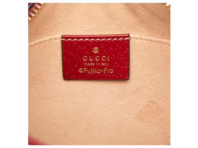 Borsa Camera Mini GG Supreme Doraemon Gucci Beige - vista 5