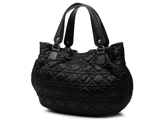 Dior Nylon Cannage Charming Lock Tote Schwarz - Ansicht 2