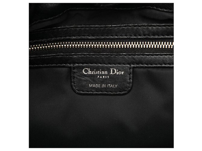 Dior Nylon Cannage Charming Lock Tote Schwarz - Ansicht 5