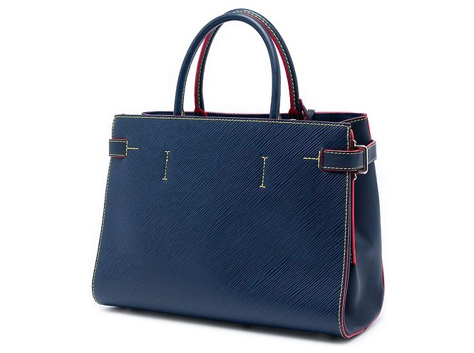 Borsa Louis Vuitton Epi Twist Blu - vista 2
