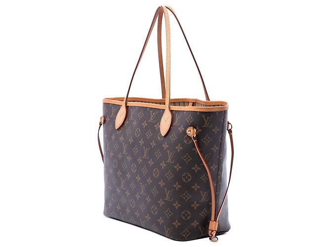 Borsa Tote Louis Vuitton Monogram Neverfull MM Marrone - vista 2
