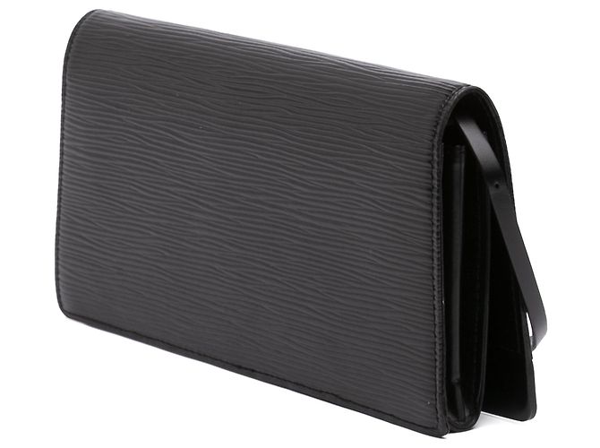 Borsa a tracolla Louis Vuitton Epi Honfleur Nera Nero - vista 2