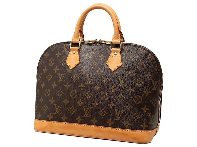 Borsa Louis Vuitton Monogram Alma PM Marrone - vista 2