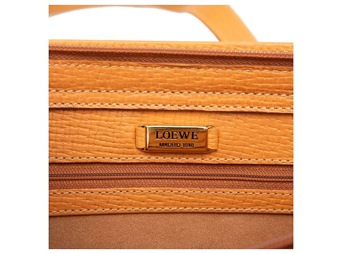 LOEWE Leder-Tote in Gelb - Ansicht 5