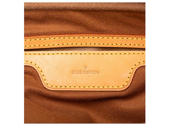Borsa a tracolla Louis Vuitton Monogram Boulogne 50 Marrone - vista 5