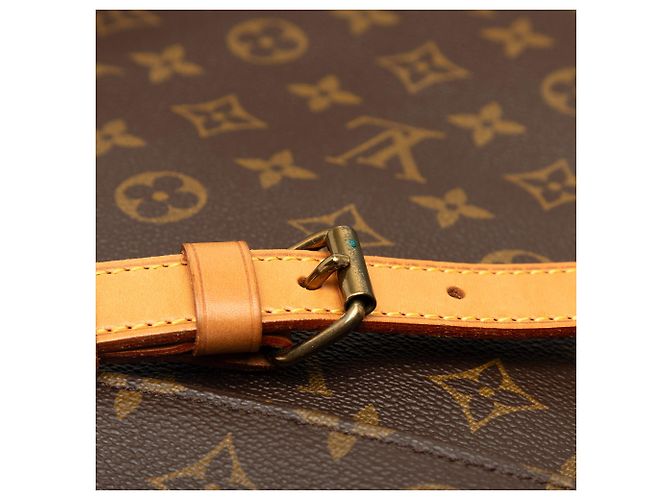 Borsa a tracolla Louis Vuitton Monogram Boulogne 50 Marrone - vista 6