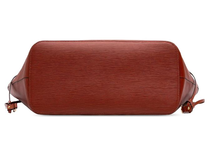 Saco Tote Louis Vuitton Epi Neverfull MM Castanho Marrom - vista 3