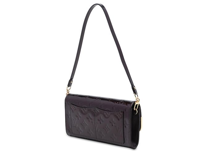 Borsa a tracolla Louis Vuitton Vernis Rossmore MM Viola Porpora - vista 2