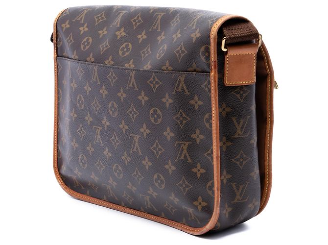 Borsa a tracolla Louis Vuitton Monogram Bosphore Messenger GM Marrone - vista 2