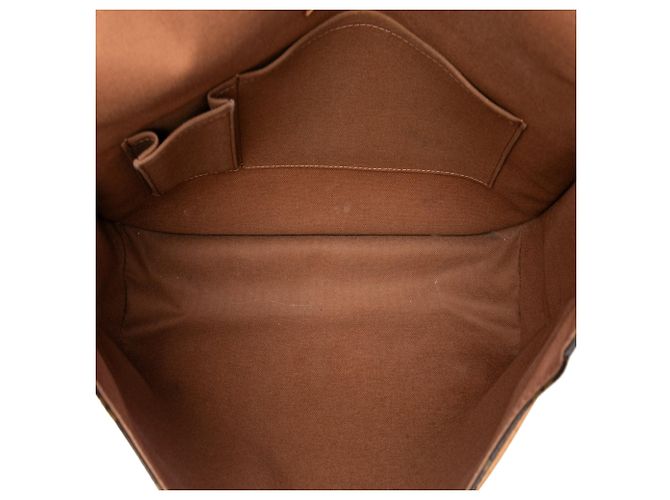 Borsa a tracolla Louis Vuitton Monogram Bosphore Messenger GM Marrone - vista 4