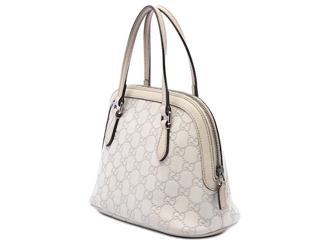 Borsa Mini Guccissima Dome bianca Gucci Bianco - vista 2