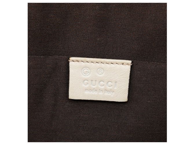 Borsa Mini Guccissima Dome bianca Gucci Bianco - vista 5