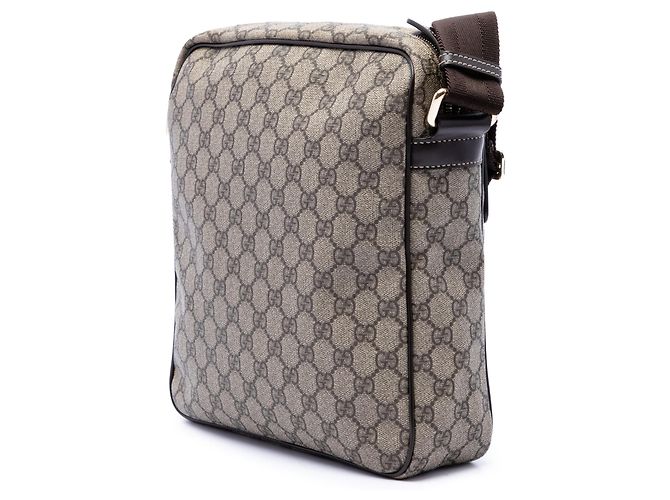Borsa a Tracolla Gucci GG Supreme Beige - vista 2