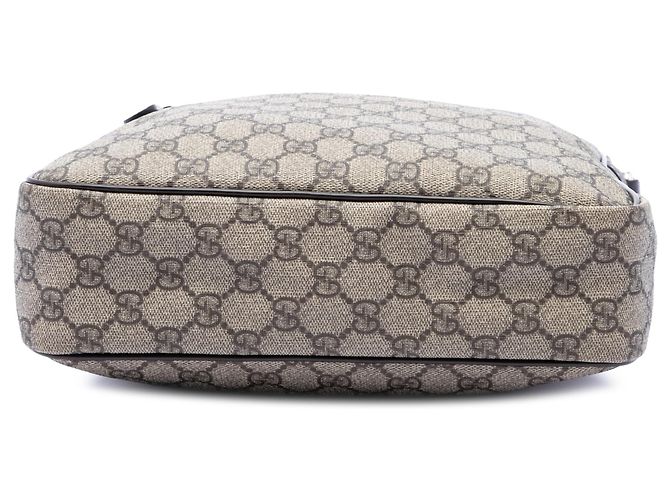 Borsa a Tracolla Gucci GG Supreme Beige - vista 3