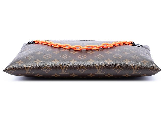 Borsa a Pochette Clutch Louis Vuitton Monogram Solar Ray A4 Marrone - vista 3