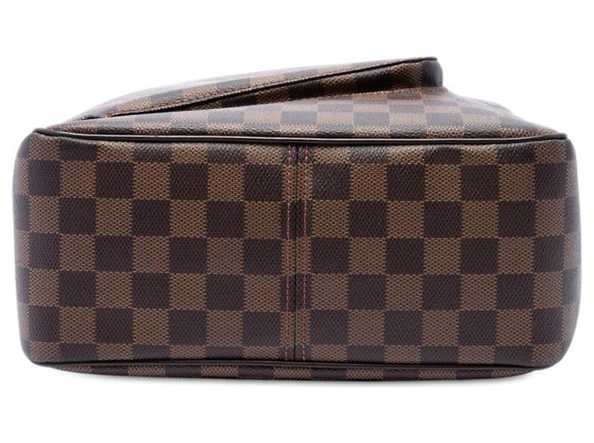 Borsa a tracolla Louis Vuitton Damier Ebene Olav MM marrone - vista 3