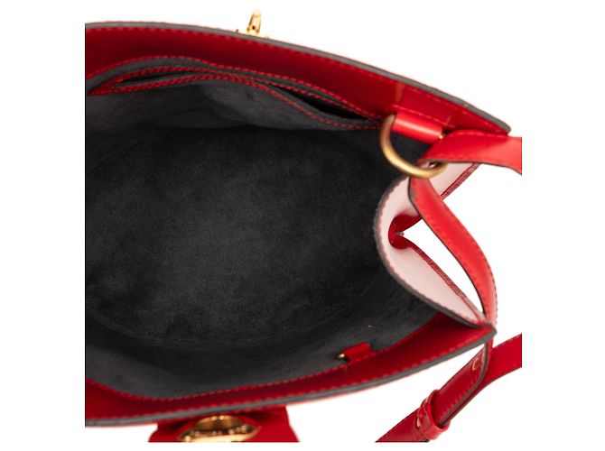 Borsa a tracolla Louis Vuitton Epi Cluny rossa Rosso - vista 4